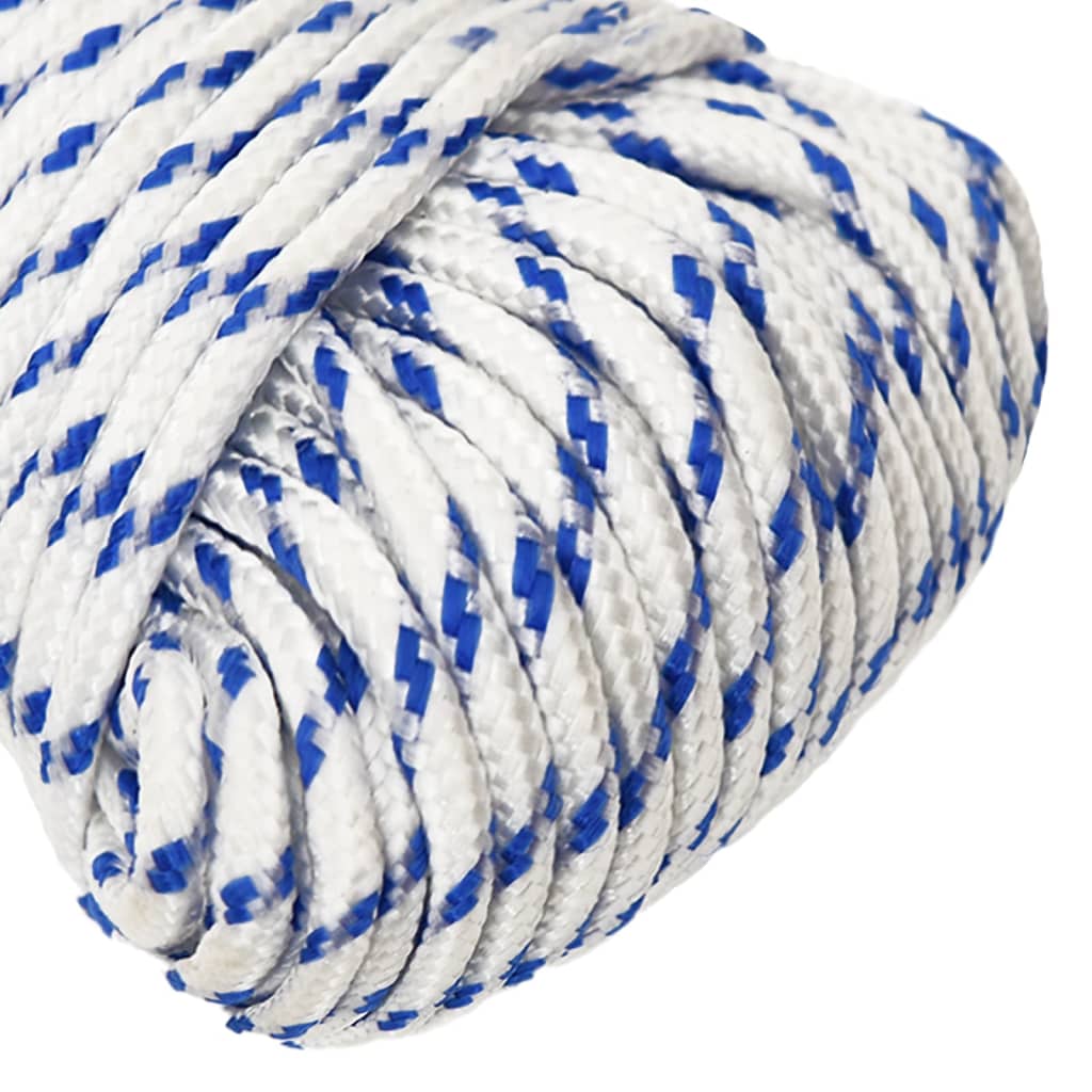 Berkfield Boat Rope White 4 mm 100 m Polypropylene