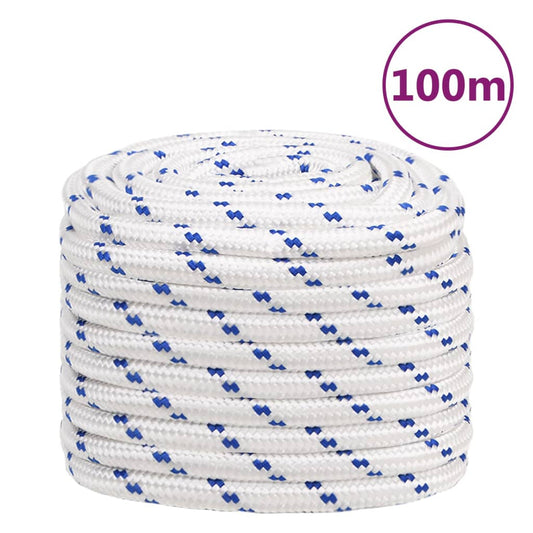 Berkfield Boat Rope White 20 mm 100 m Polypropylene