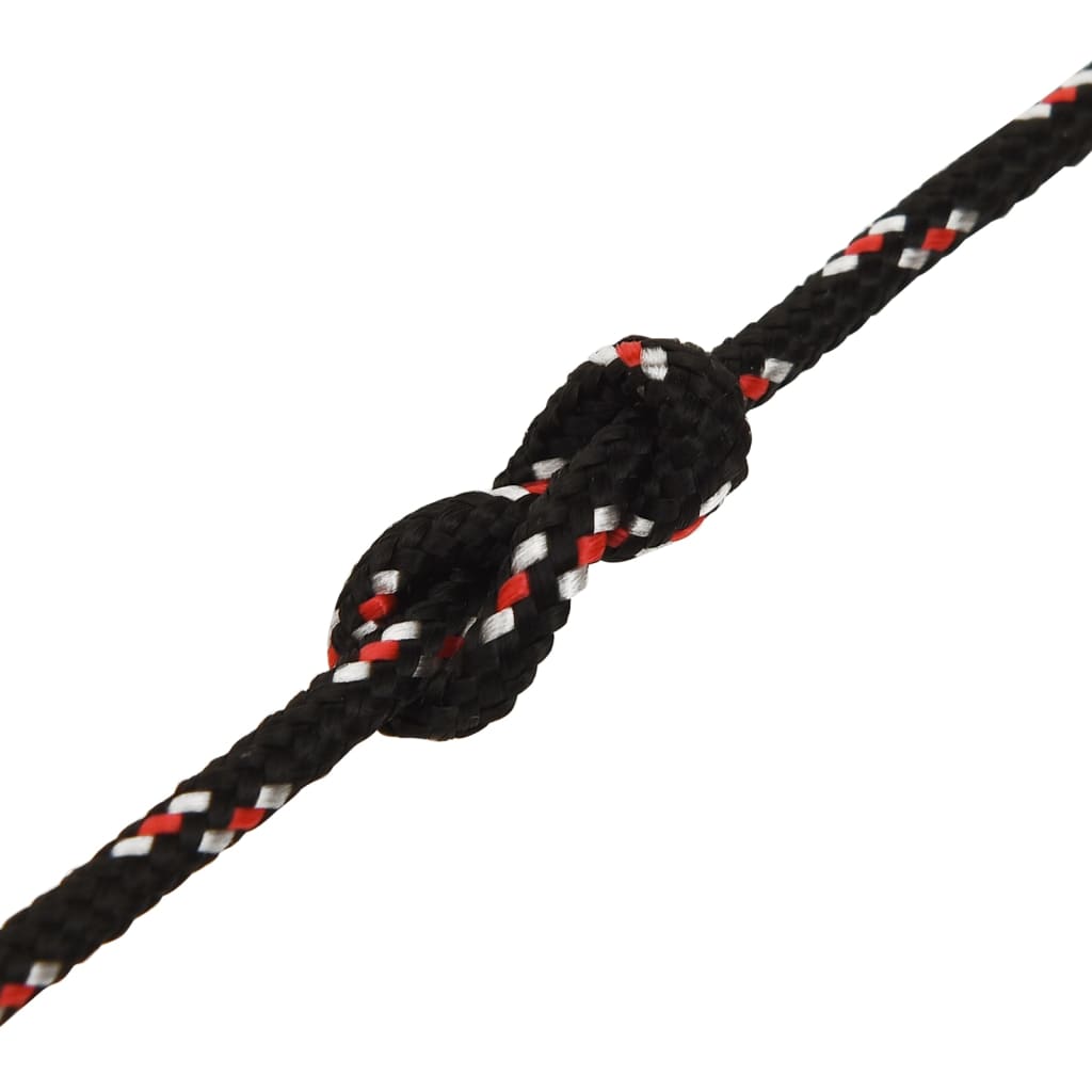 Berkfield Boat Rope Black 3 mm 250 m Polypropylene