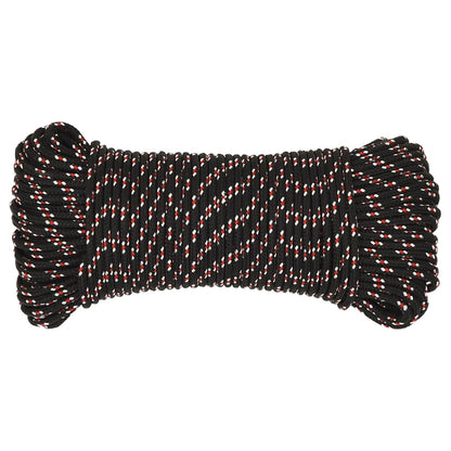 Berkfield Boat Rope Black 4 mm 500 m Polypropylene