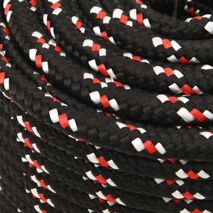 Berkfield Boat Rope Black 12 mm 25 m Polypropylene
