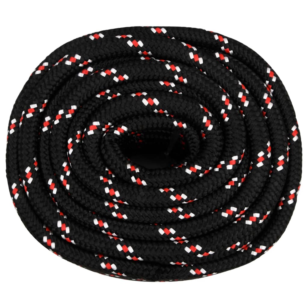 Berkfield Boat Rope Black 20 mm 25 m Polypropylene