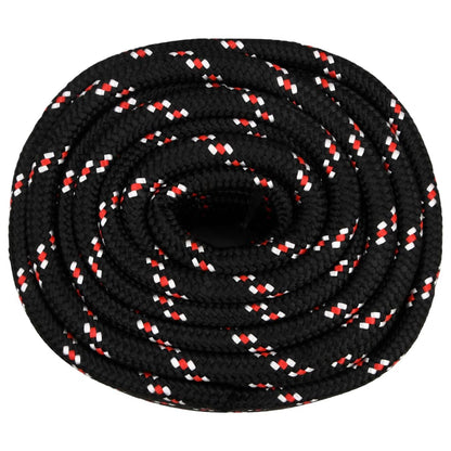 Berkfield Boat Rope Black 20 mm 25 m Polypropylene
