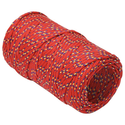 Berkfield Boat Rope Red 2 mm 50 m Polypropylene