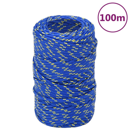 Berkfield Boat Rope Blue 2 mm 100 m Polypropylene