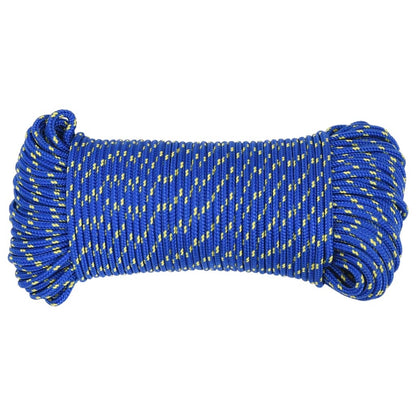 Berkfield Boat Rope Blue 4 mm 500 m Polypropylene