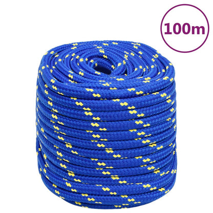 Berkfield Boat Rope Blue 16 mm 100 m Polypropylene