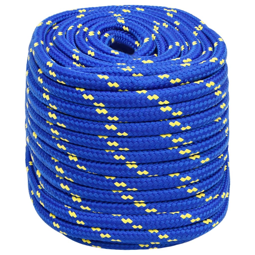 Berkfield Boat Rope Blue 16 mm 100 m Polypropylene