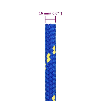 Berkfield Boat Rope Blue 16 mm 100 m Polypropylene