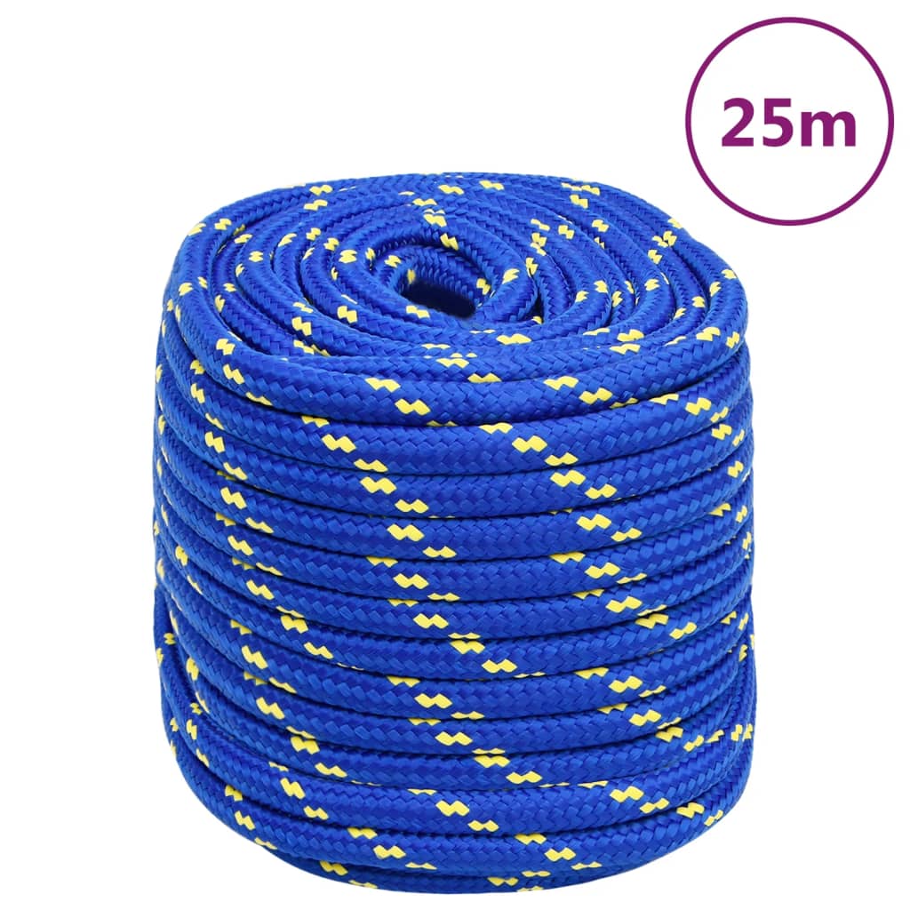 Berkfield Boat Rope Blue 18 mm 25 m Polypropylene