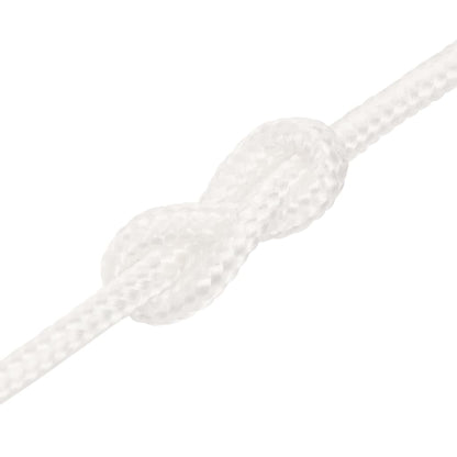 Berkfield Boat Rope Full White 4 mm 25 m Polypropylene