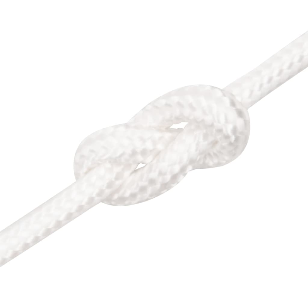Berkfield Boat Rope Full White 6 mm 500 m Polypropylene