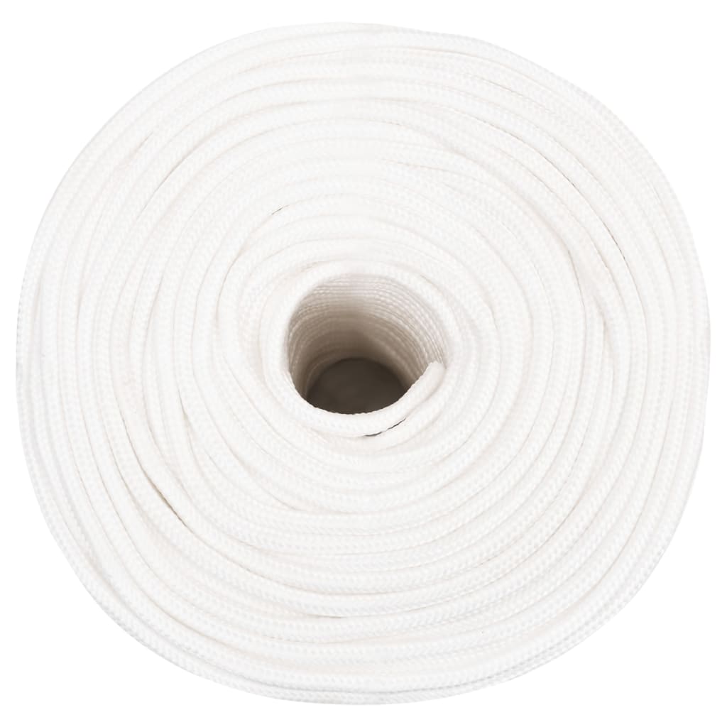 Berkfield Boat Rope Full White 8 mm 500 m Polypropylene