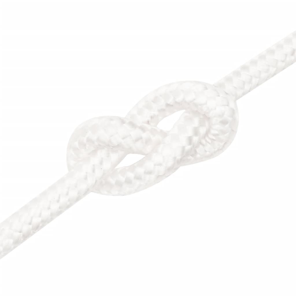 Berkfield Boat Rope Full White 12 mm 25 m Polypropylene