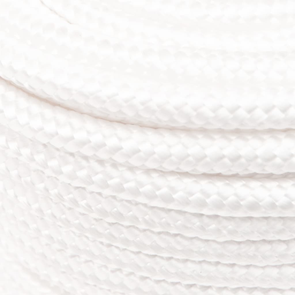Berkfield Boat Rope Full White 12 mm 100 m Polypropylene