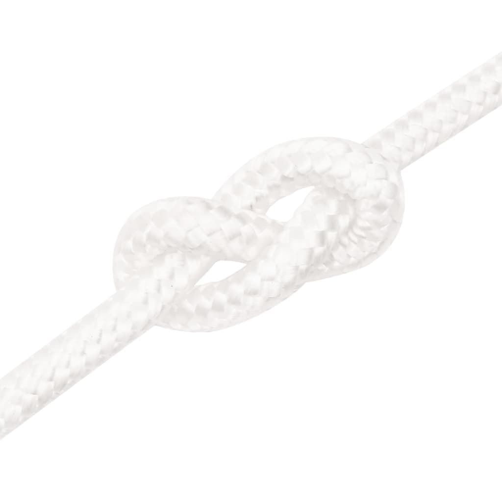 Berkfield Boat Rope Full White 12 mm 100 m Polypropylene