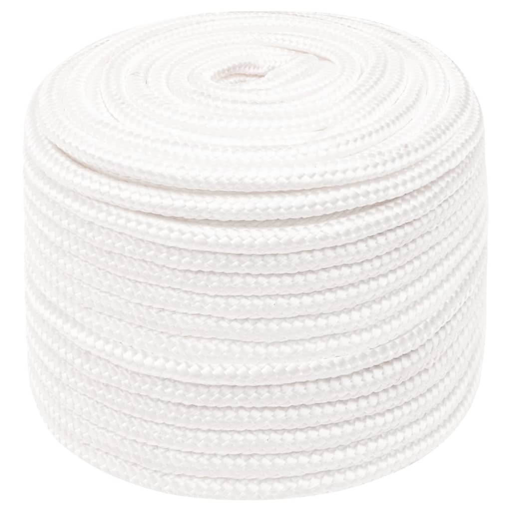 Berkfield Boat Rope Full White 14 mm 100 m Polypropylene