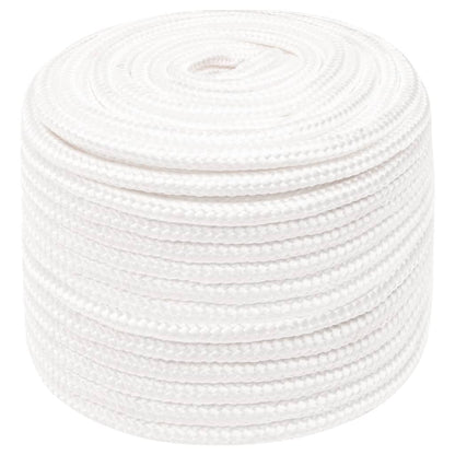 Berkfield Boat Rope Full White 14 mm 100 m Polypropylene