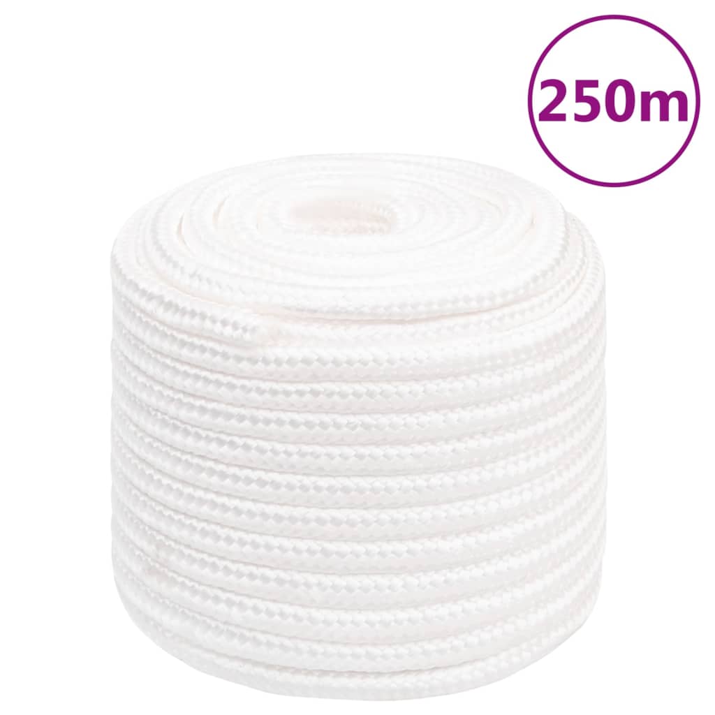 Berkfield Boat Rope Full White 16 mm 250 m Polypropylene