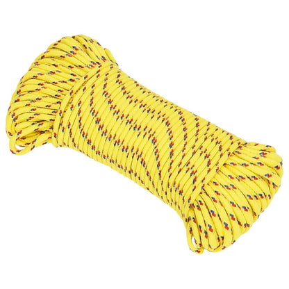 Berkfield Boat Rope Yellow 5 mm 500 m Polypropylene