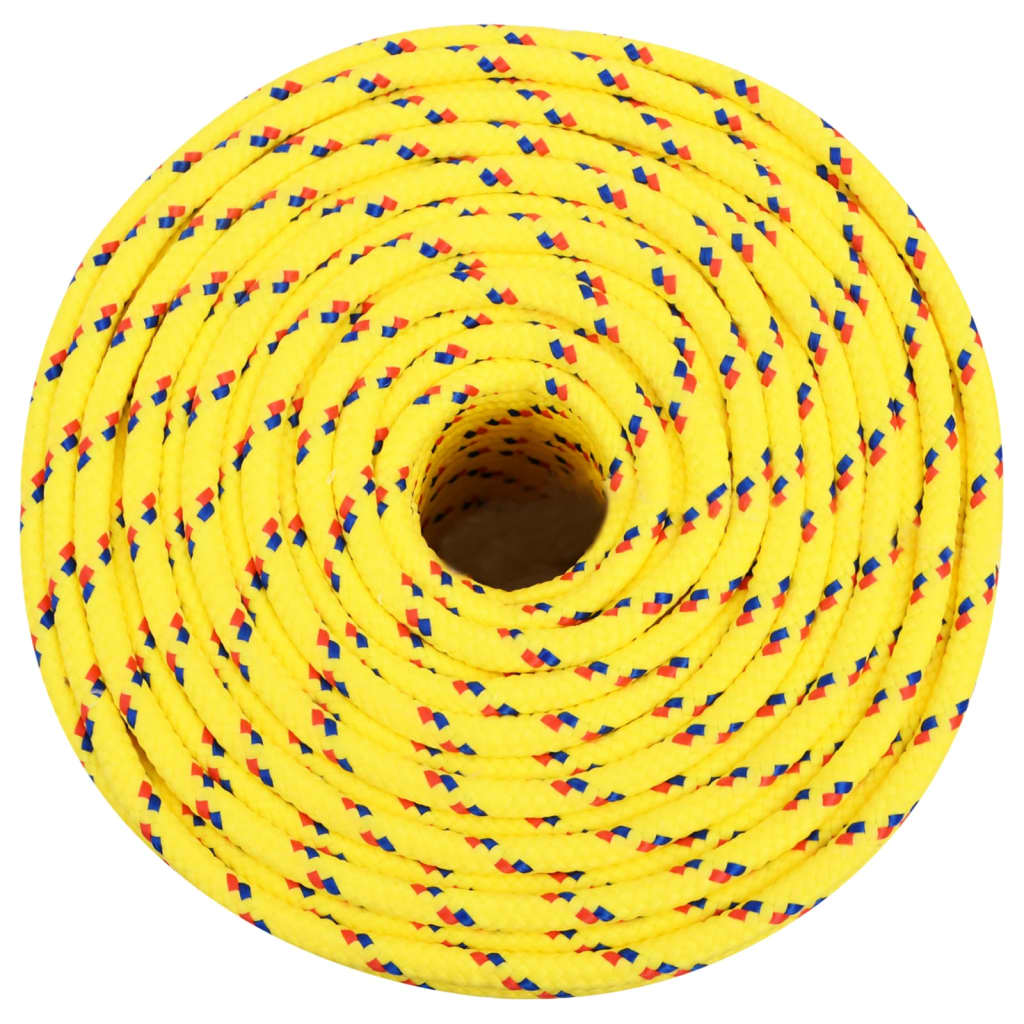 Berkfield Boat Rope Yellow 6 mm 50 m Polypropylene