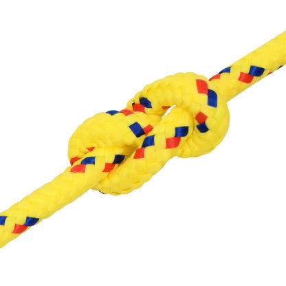 Berkfield Boat Rope Yellow 8 mm 50 m Polypropylene
