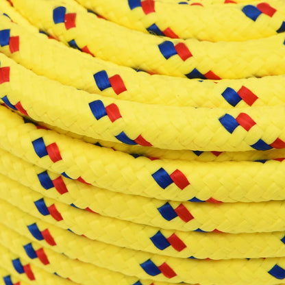 Berkfield Boat Rope Yellow 12 mm 25 m Polypropylene