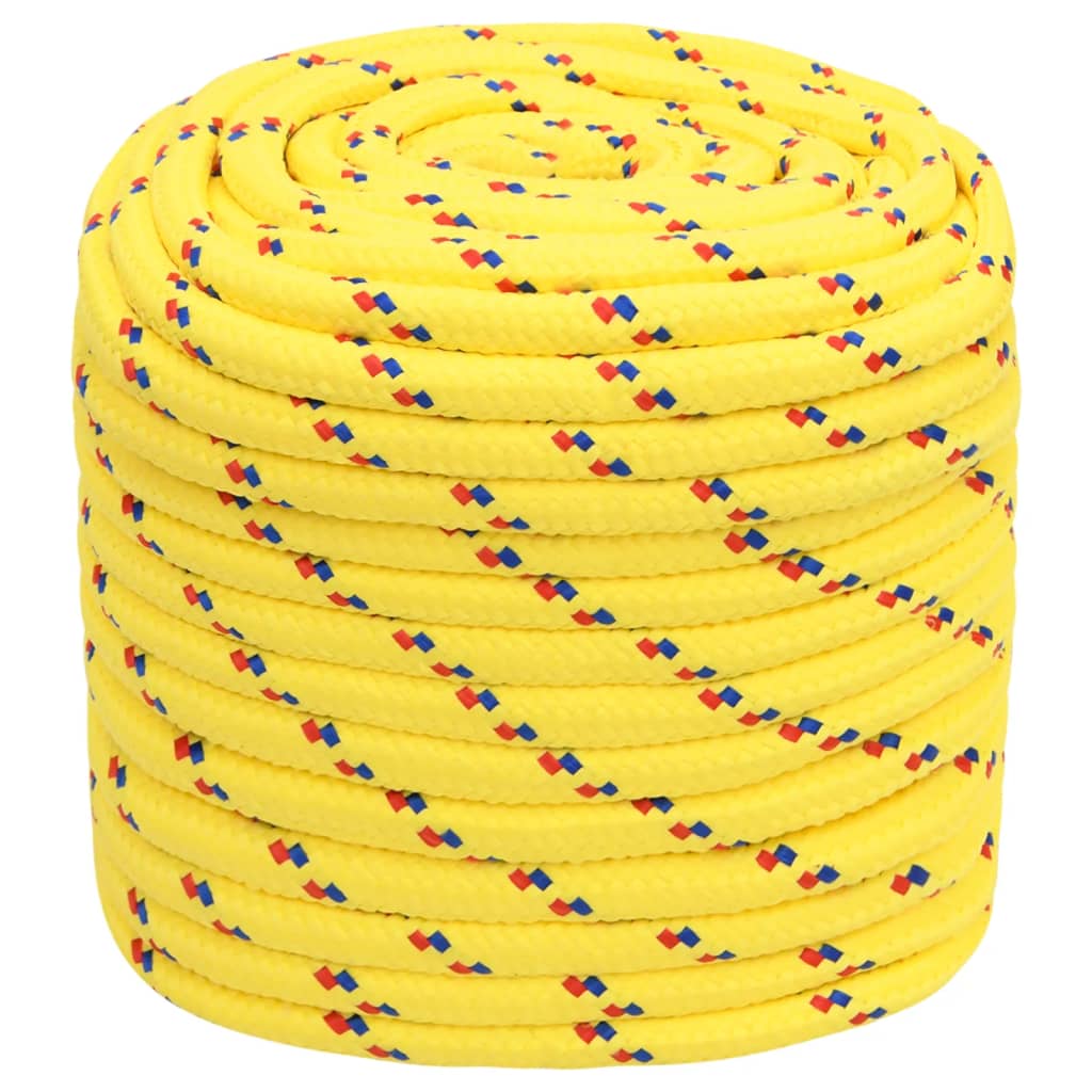 Berkfield Boat Rope Yellow 18 mm 25 m Polypropylene