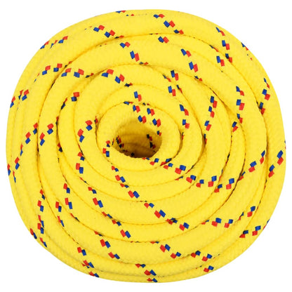 Berkfield Boat Rope Yellow 18 mm 25 m Polypropylene