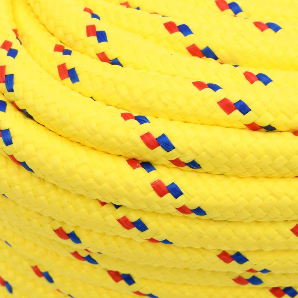Berkfield Boat Rope Yellow 18 mm 25 m Polypropylene