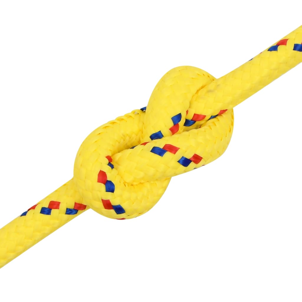 Berkfield Boat Rope Yellow 18 mm 25 m Polypropylene