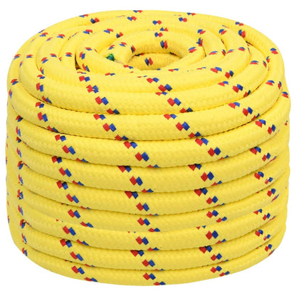 Berkfield Boat Rope Yellow 20 mm 100 m Polypropylene