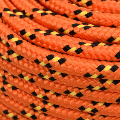 Berkfield Boat Rope Orange 6 mm 100 m Polypropylene