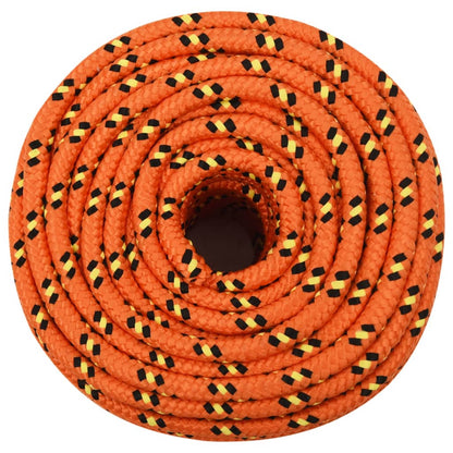 Berkfield Boat Rope Orange 14 mm 25 m Polypropylene