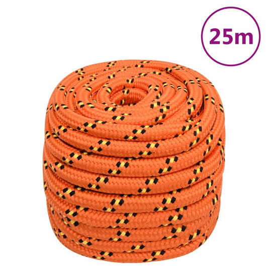 Berkfield Boat Rope Orange 20 mm 25 m Polypropylene