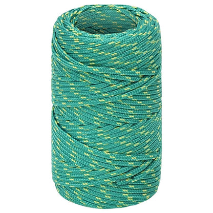 Berkfield Boat Rope Green 2 mm 25 m Polypropylene