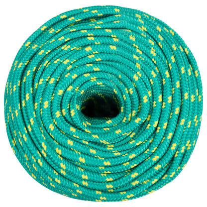 Berkfield Boat Rope Green 6 mm 100 m Polypropylene