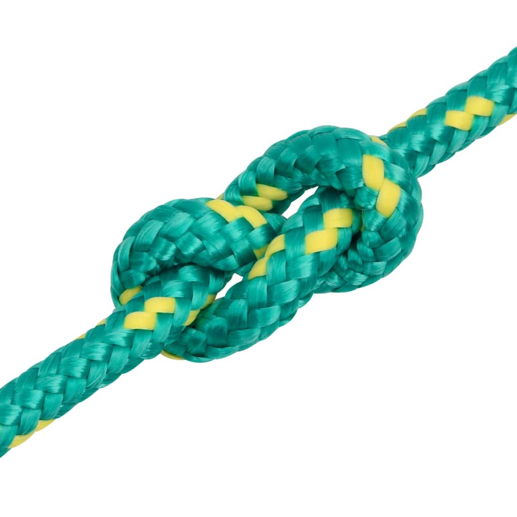 Berkfield Boat Rope Green 6 mm 100 m Polypropylene