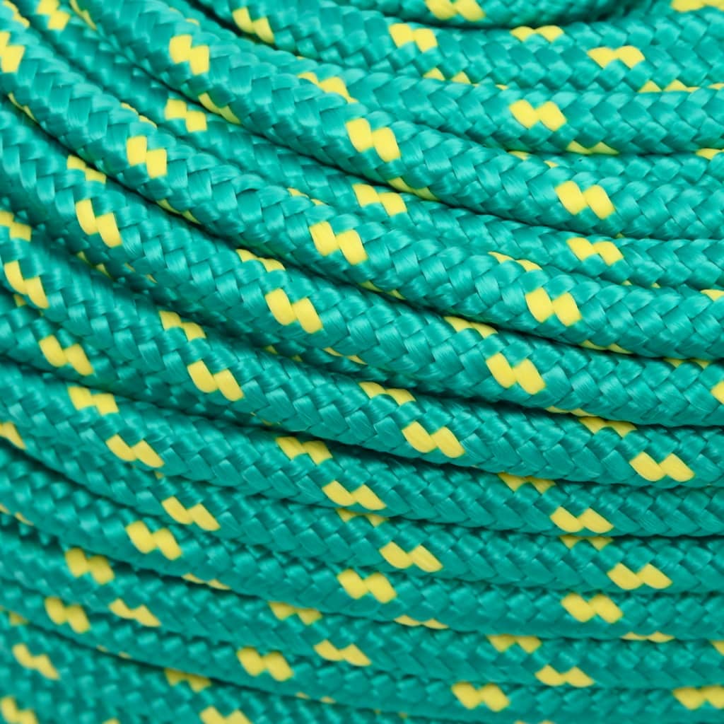 Berkfield Boat Rope Green 6 mm 500 m Polypropylene