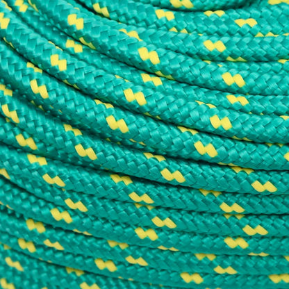 Berkfield Boat Rope Green 6 mm 500 m Polypropylene