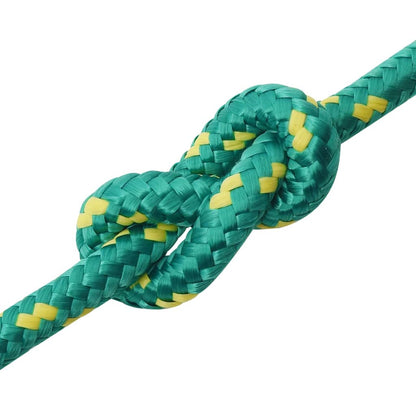Berkfield Boat Rope Green 14 mm 25 m Polypropylene