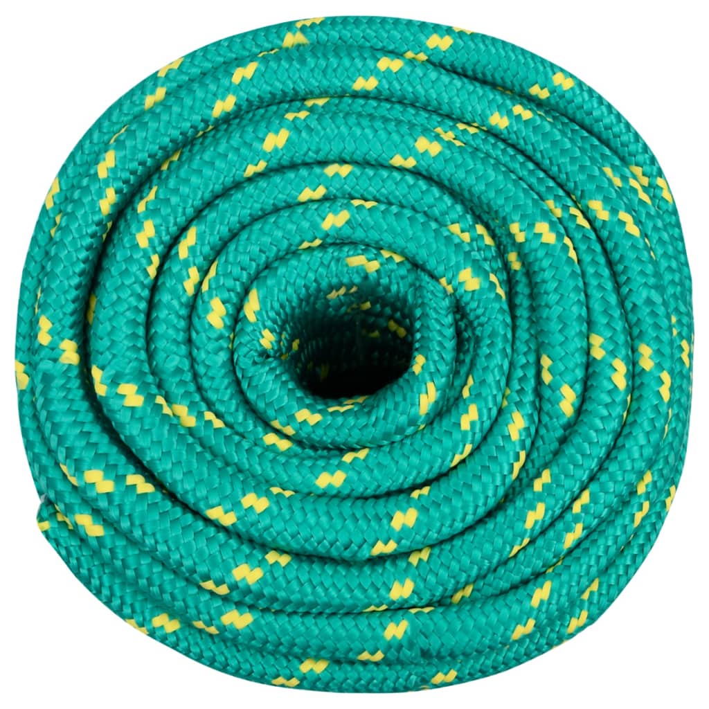 Berkfield Boat Rope Green 16 mm 25 m Polypropylene