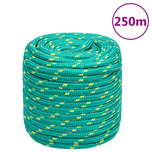 Berkfield Boat Rope Green 16 mm 250 m Polypropylene