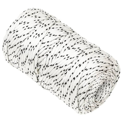 Berkfield Braided Boat Rope White 2 mmx250 m Polyester