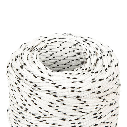 Berkfield Braided Boat Rope White 2 mmx250 m Polyester
