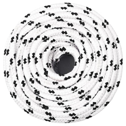 Berkfield Work Rope White 10 mm 100 m Polyester