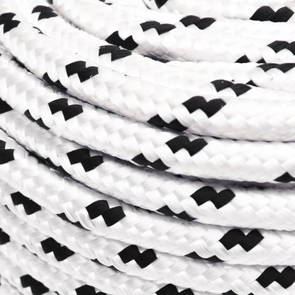Berkfield Work Rope White 10 mm 100 m Polyester