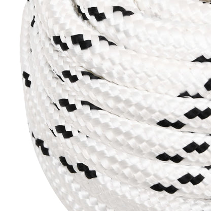 Berkfield Braided Boat Rope White 20 mmx50 m Polyester