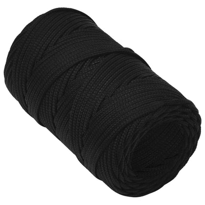 Berkfield Work Rope Black 2 mm 25 m Polyester