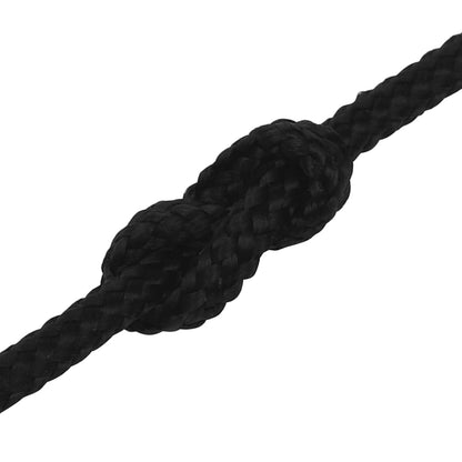 Berkfield Work Rope Black 2 mm 25 m Polyester